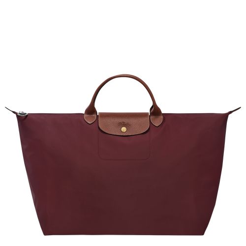 Longchamp Le Pliage Original S Recycled canvas Reiseveske Herre Burgunder | NOGS7214