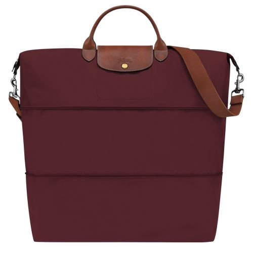 Longchamp Le Pliage Original expandable Recycled canvas Reiseveske Herre Burgunder | NONW7201