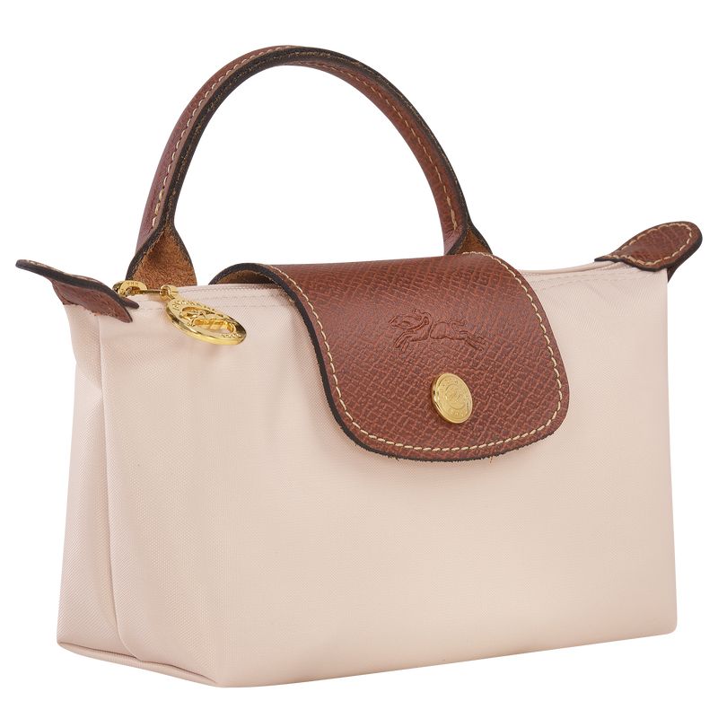 Longchamp Le Pliage Original with handle Recycled canvas Pouches Herre Paper | NOOK7324