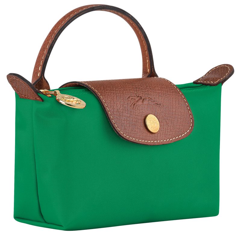 Longchamp Le Pliage Original with handle Recycled canvas Pouches Dame Grønn | NOHA8461