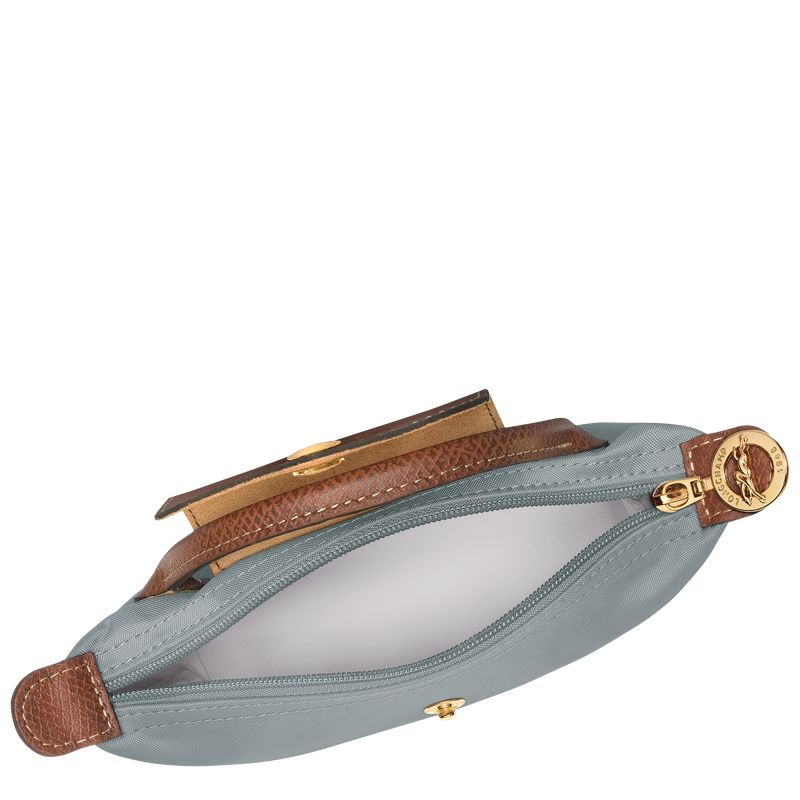 Longchamp Le Pliage Original with handle Recycled canvas Pouches Dame Steel | NOLI8458