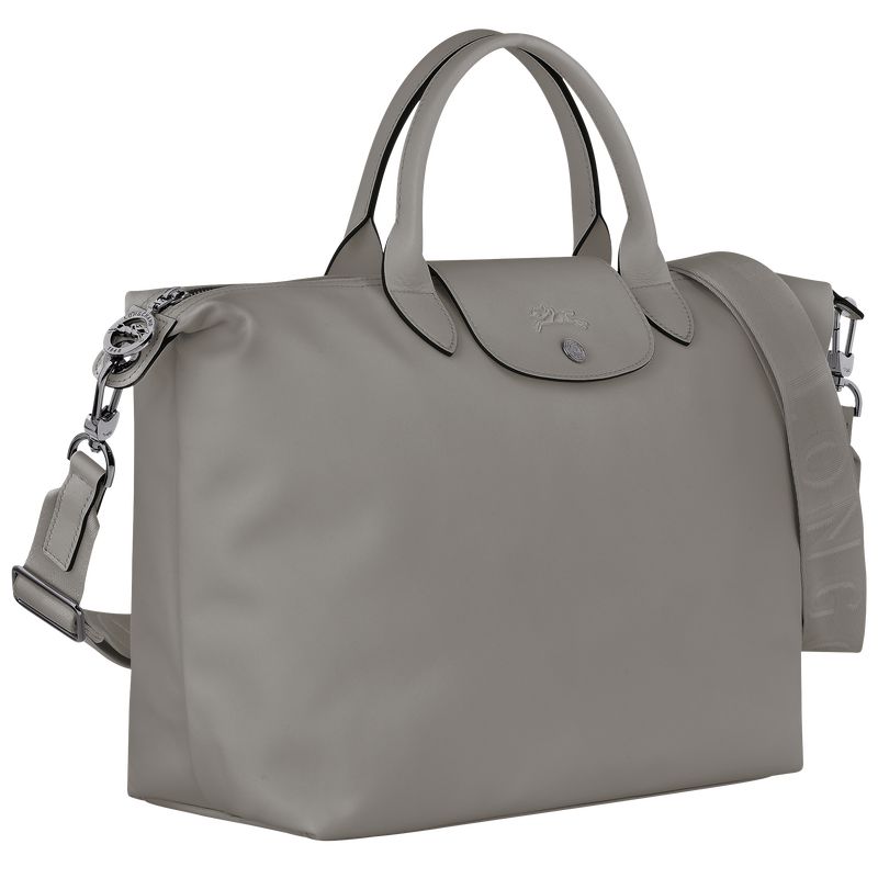 Longchamp Le Pliage Xtra L Leather Håndveske Herre Turtledove | NOIL7481