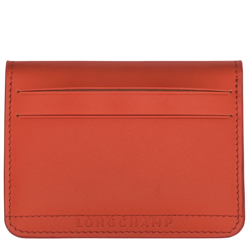 Longchamp Le Pliage Xtra Leather Kortholder Herre Paprika | NOWN7386