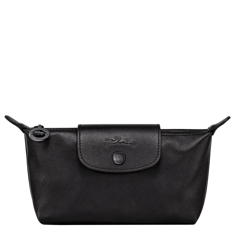 Longchamp Le Pliage Xtra Leather Pouches Dame Svarte | NOCT8715