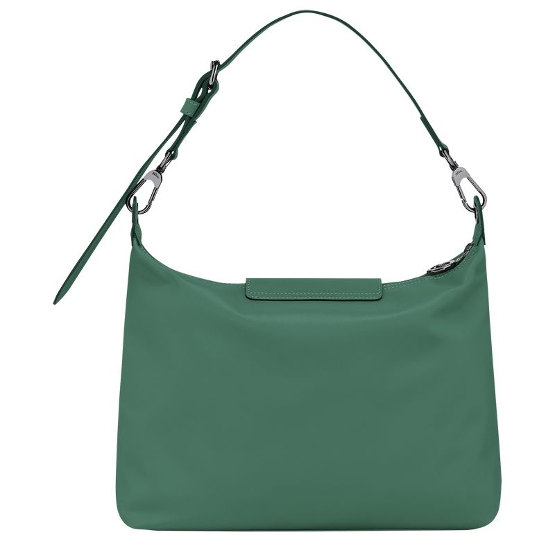 Longchamp Le Pliage Xtra M Hobo Leather Skulderveske Dame Sage | NOYX8887