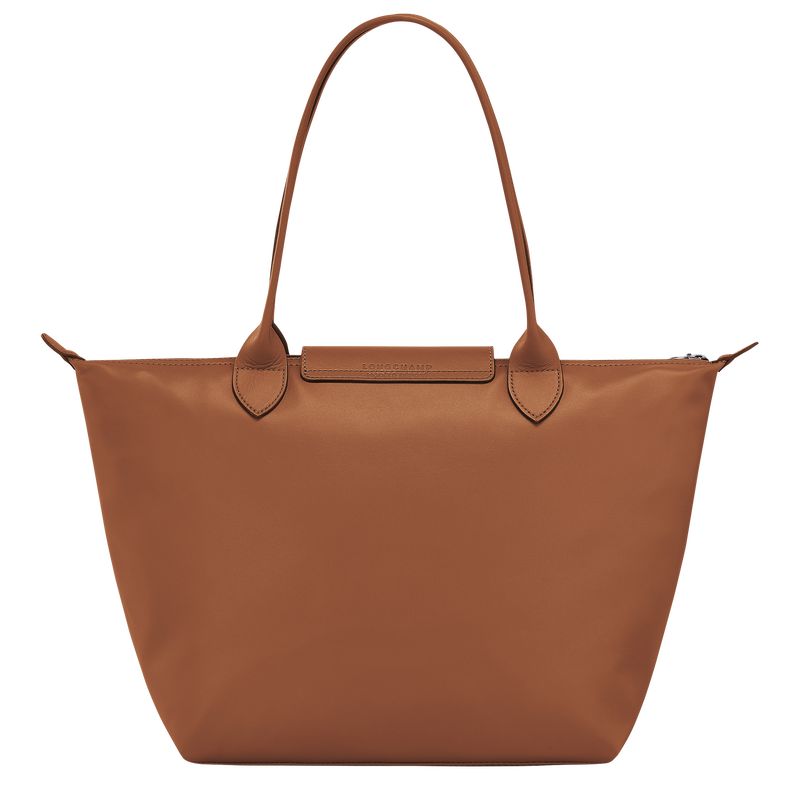 Longchamp Le Pliage Xtra M Tote Leather Skulderveske Dame Cognac | NOEB8843