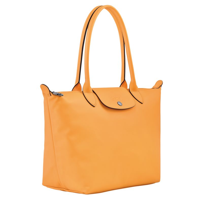 Longchamp Le Pliage Xtra M Tote Leather Skulderveske Dame Aprikos | NOQM8841