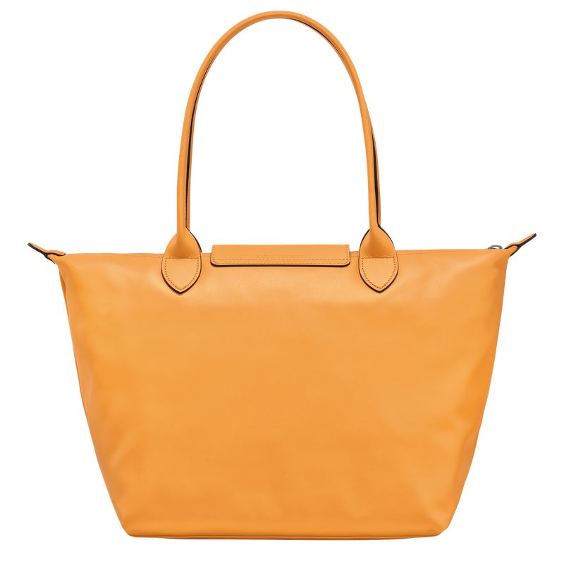 Longchamp Le Pliage Xtra M Tote Leather Skulderveske Dame Aprikos | NOQM8841