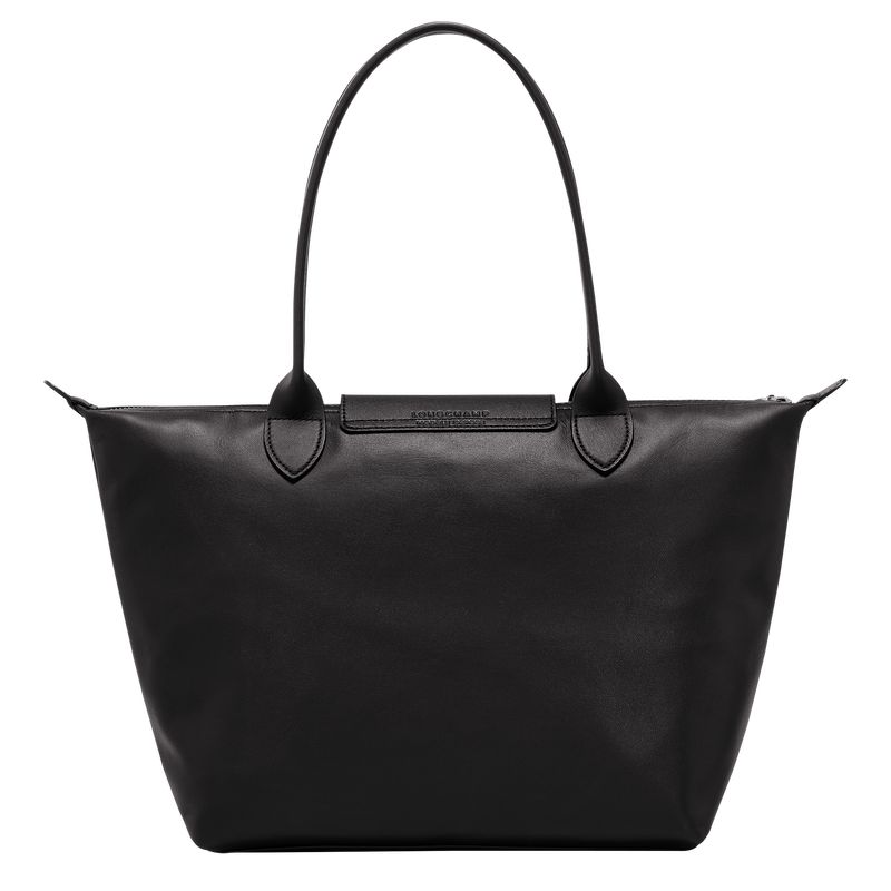 Longchamp Le Pliage Xtra M Tote Leather Skulderveske Dame Svarte | NOWN8839