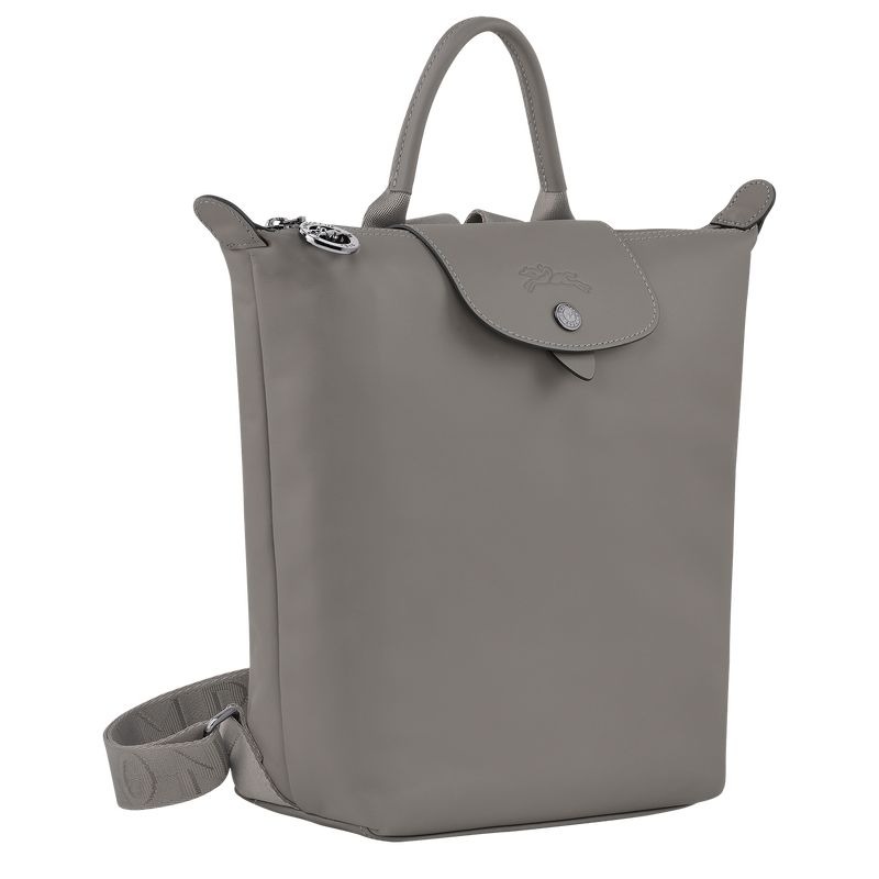 Longchamp Le Pliage Xtra S Leather Ryggsekker Herre Turtledove | NOKO7558