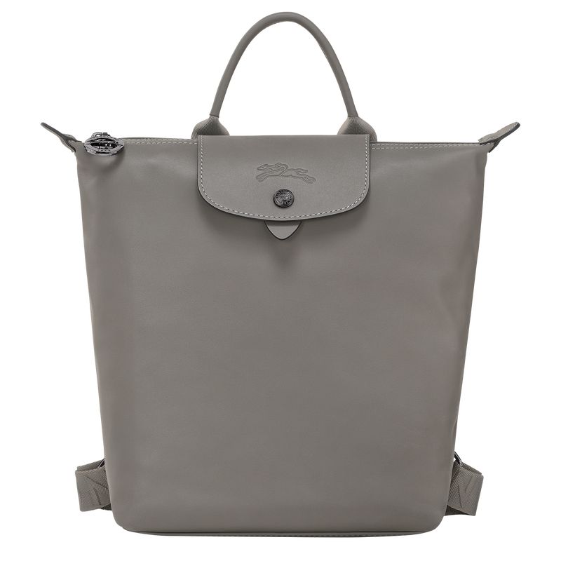 Longchamp Le Pliage Xtra S Leather Ryggsekker Herre Turtledove | NOKO7558