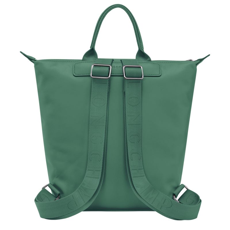 Longchamp Le Pliage Xtra S Leather Ryggsekker Herre Sage | NOJP7557