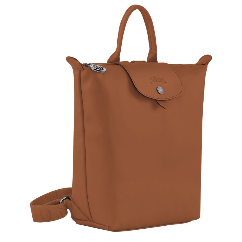 Longchamp Le Pliage Xtra S Leather Ryggsekker Herre Cognac | NOHA7556