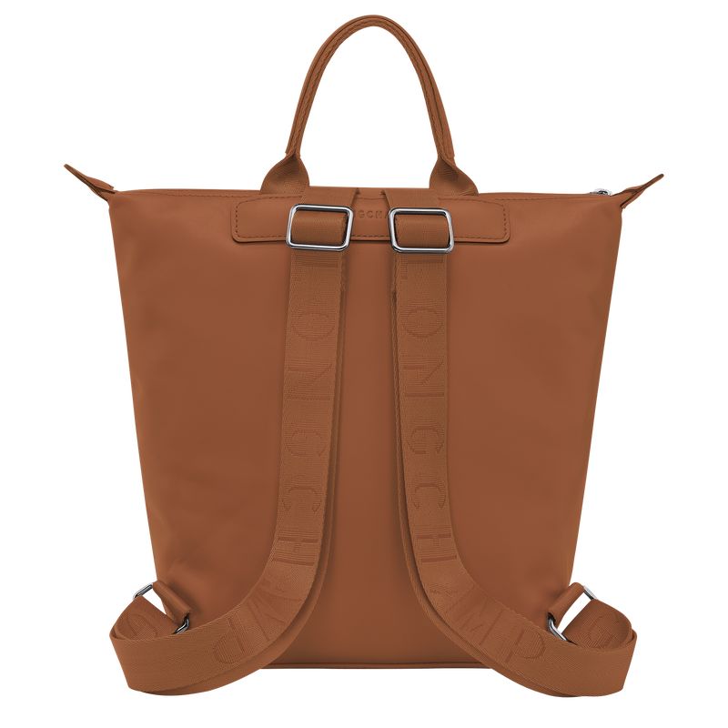 Longchamp Le Pliage Xtra S Leather Ryggsekker Herre Cognac | NOHA7556