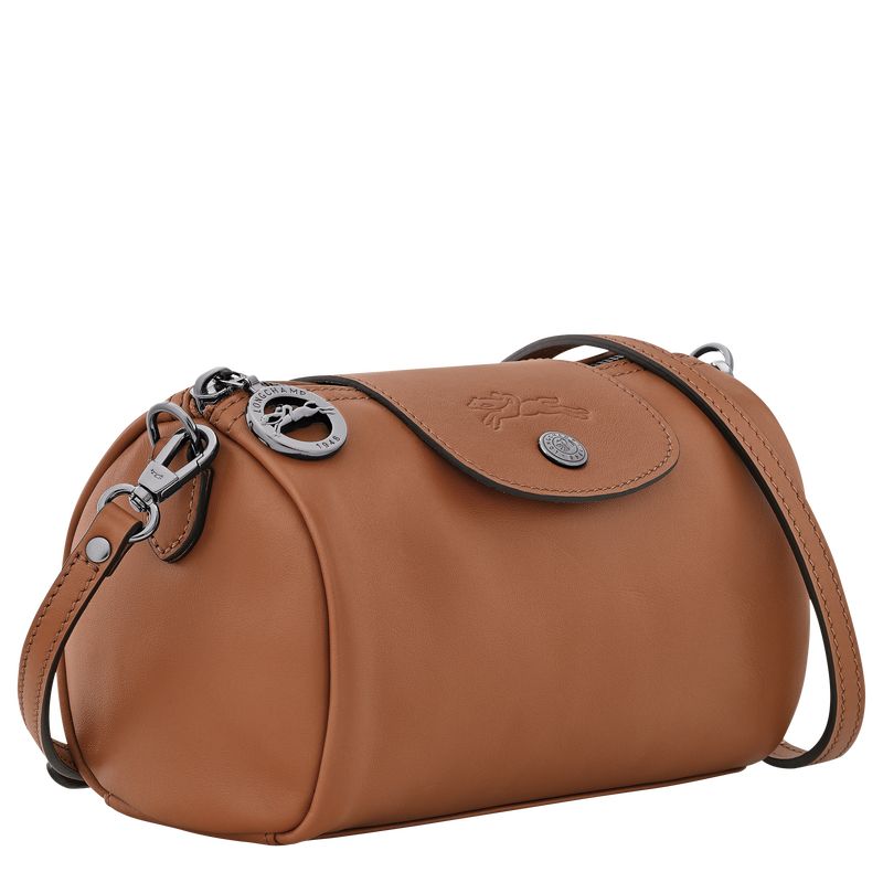 Longchamp Le Pliage Xtra XS Crossbody Leather Mini Vesker Dame Cognac | NOHA9293