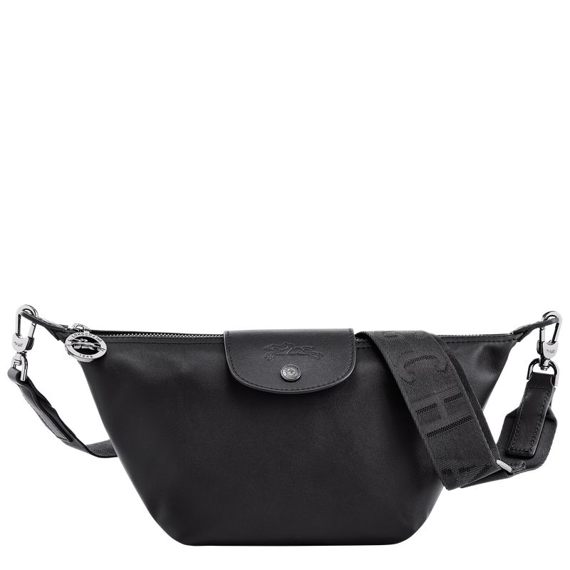 Longchamp Le Pliage Xtra XS Crossbody Leather Mini Vesker Dame Svarte | NOBE9285