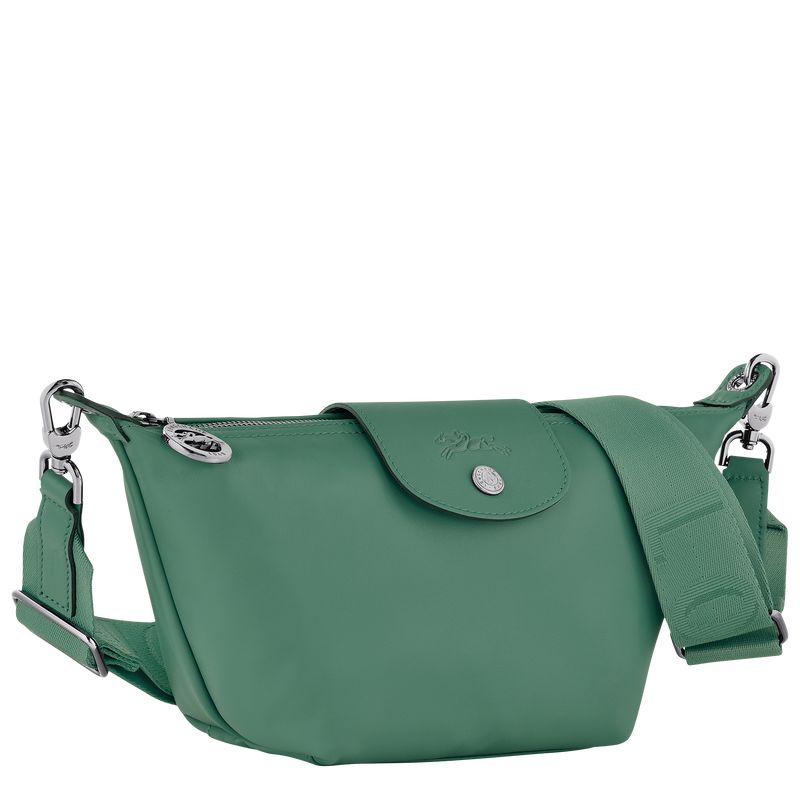 Longchamp Le Pliage Xtra XS Crossbody Leather Mini Vesker Dame Sage | NOEB9363