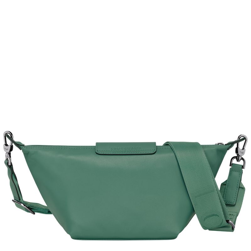 Longchamp Le Pliage Xtra XS Crossbody Leather Mini Vesker Dame Sage | NOEB9363