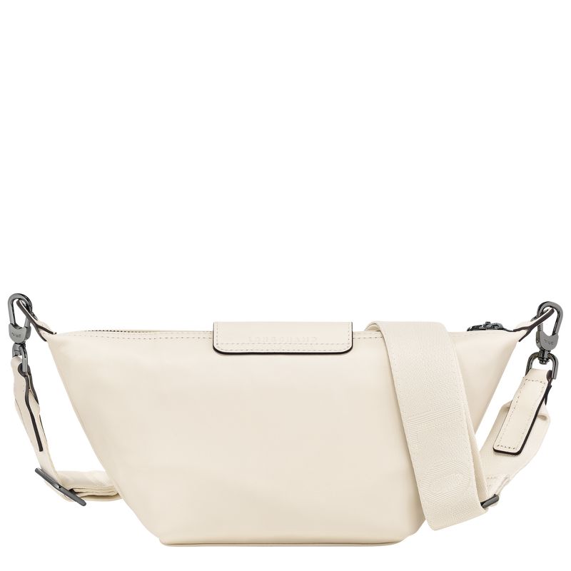 Longchamp Le Pliage Xtra XS Crossbody Leather Mini Vesker Dame Ecru | NOWN9359