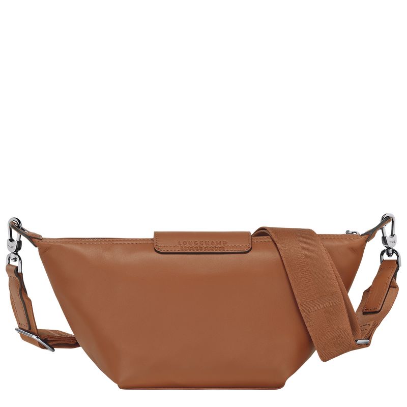 Longchamp Le Pliage Xtra XS Crossbody Leather Skulderveske Dame Cognac | NOOK8832