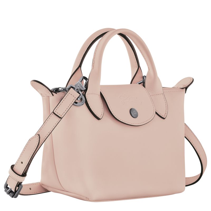 Longchamp Le Pliage Xtra XS Handbag Leather Mini Vesker Dame Nude | NORV9305