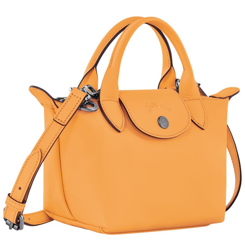 Longchamp Le Pliage Xtra XS Handbag Leather Mini Vesker Dame Aprikos | NOUZ9302