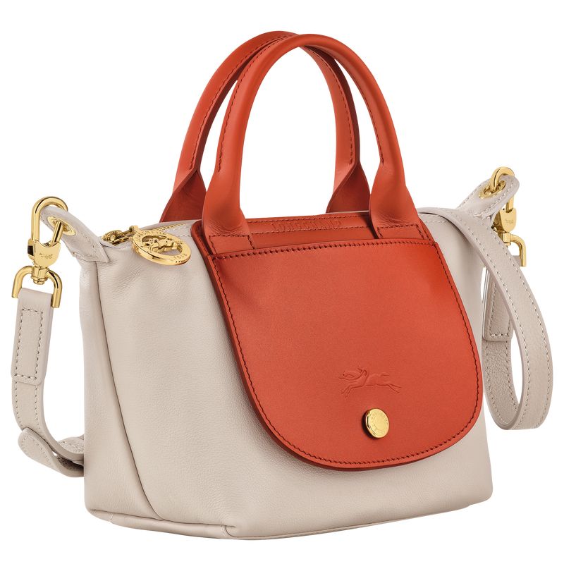 Longchamp Le Pliage Xtra XS Handbag Leather Mini Vesker Dame Paprika | NOVR9390