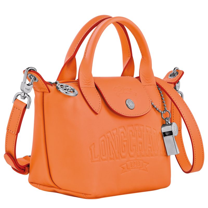 Longchamp Le Pliage Xtra XS Handbag Leather Mini Vesker Dame Oransje | NOMQ9387