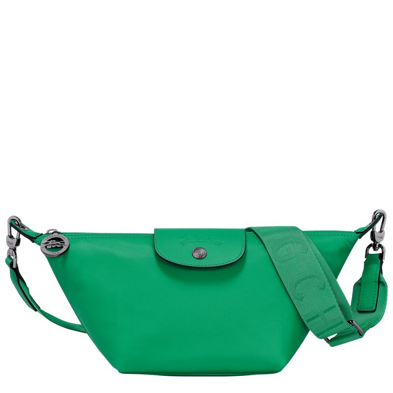 Longchamp Le Pliage Xtra XS Leather Crossbody Veske Dame Grønn | NOOK8988