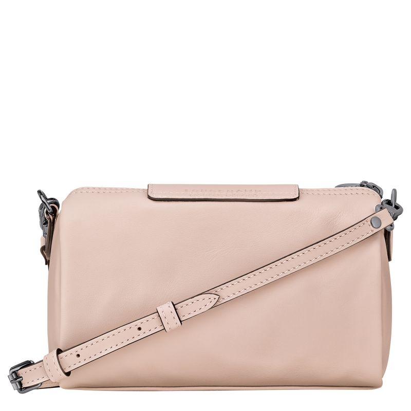 Longchamp Le Pliage Xtra XS Leather Crossbody Veske Dame Nude | NOSG8956