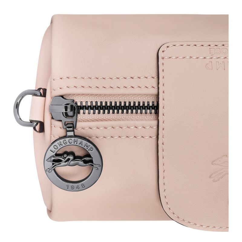 Longchamp Le Pliage Xtra XS Leather Crossbody Veske Dame Nude | NOSG8956