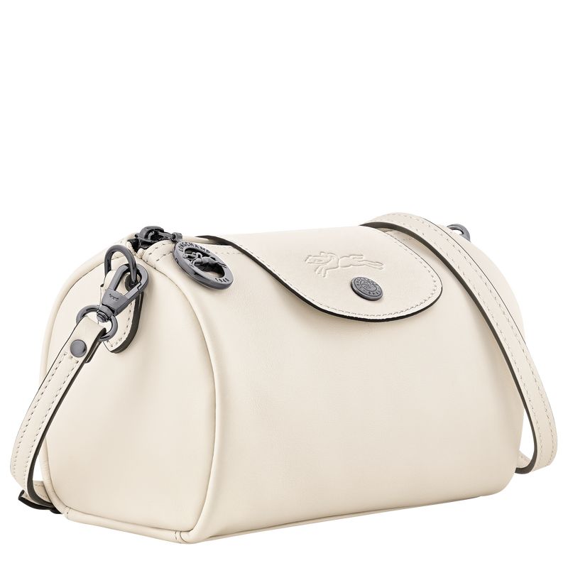 Longchamp Le Pliage Xtra XS Leather Crossbody Veske Dame Ecru | NOOK8953