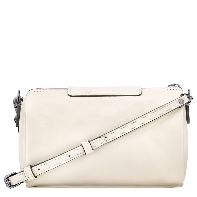 Longchamp Le Pliage Xtra XS Leather Crossbody Veske Dame Ecru | NOOK8953