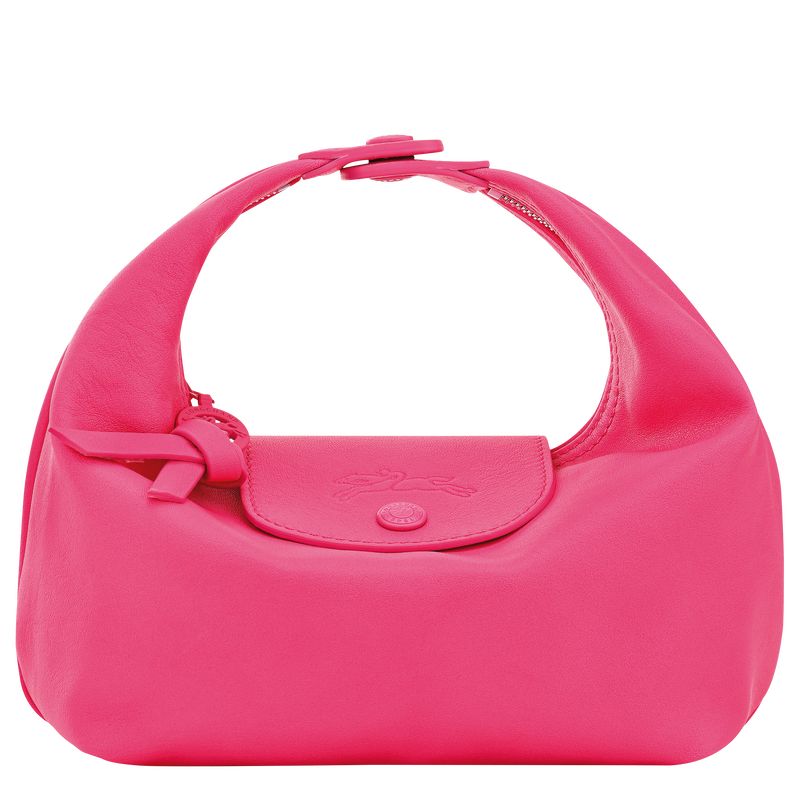 Longchamp Le Pliage Xtra XS Leather Håndveske Herre Rosa | NOXY7457