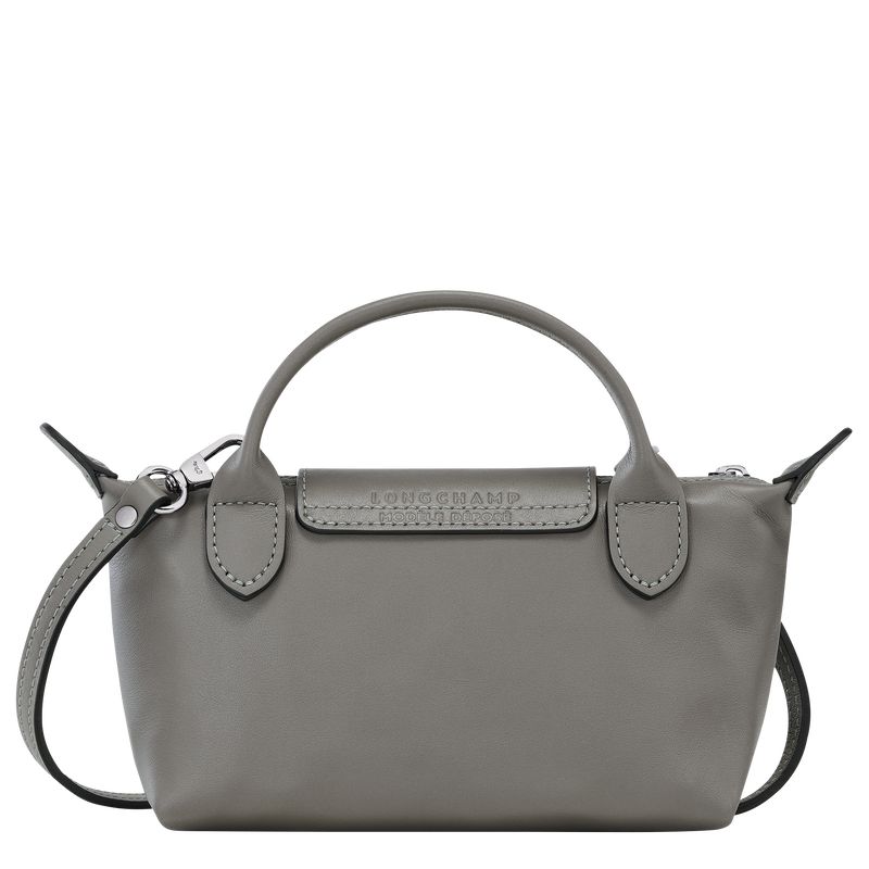 Longchamp Le Pliage Xtra XS Leather Pouches Dame Turtledove | NOBE8401