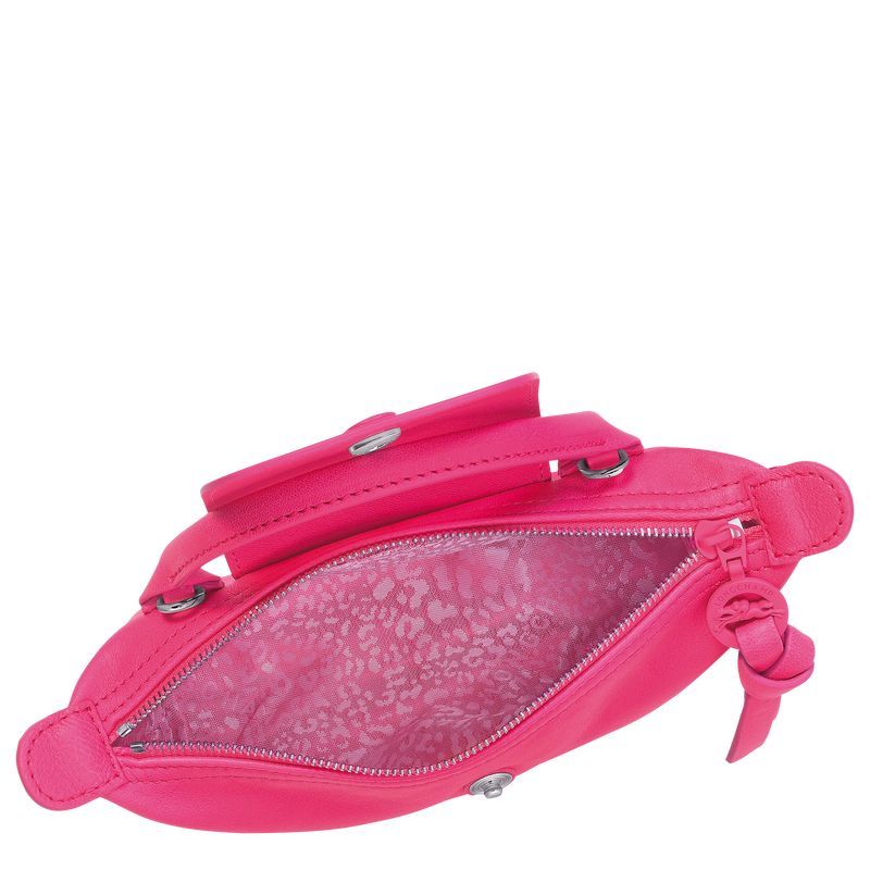 Longchamp Le Pliage Xtra XS Leather Pouches Dame Rosa | NOJP8389