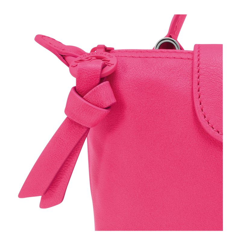 Longchamp Le Pliage Xtra XS Leather Pouches Dame Rosa | NOJP8389