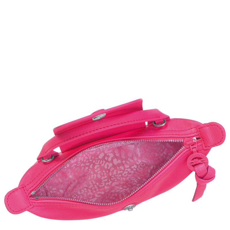 Longchamp Le Pliage Xtra XS Leather Pouches Herre Rosa | NODF7449