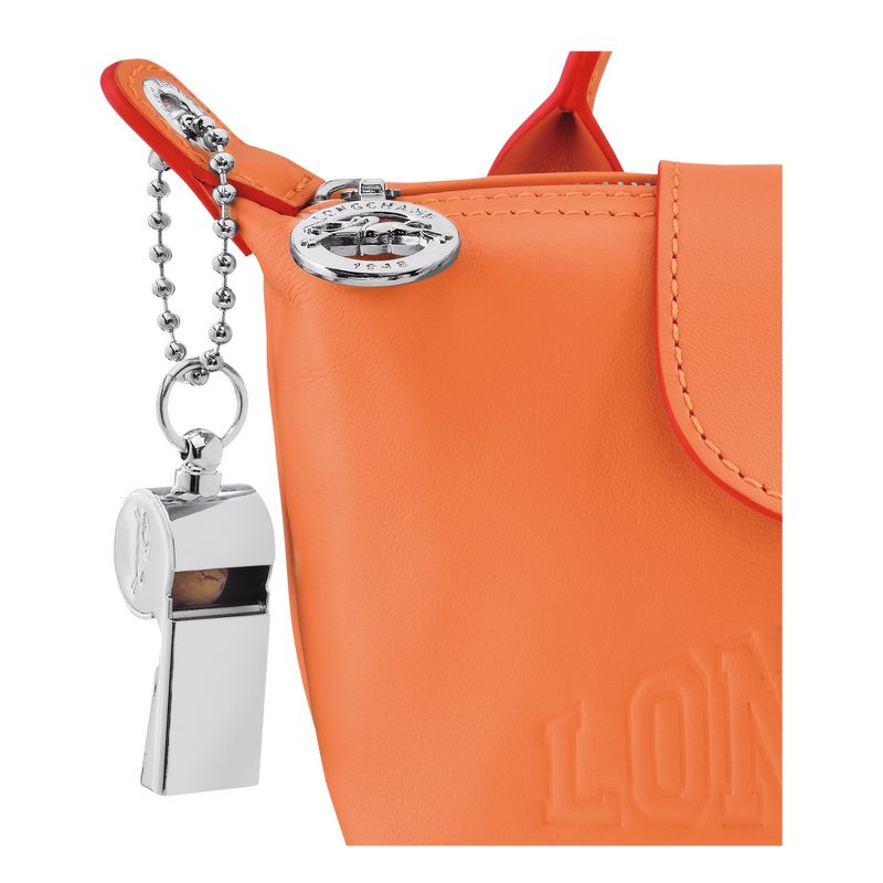 Longchamp Le Pliage Xtra XS Leather Pouches Dame Oransje | NOWN8686