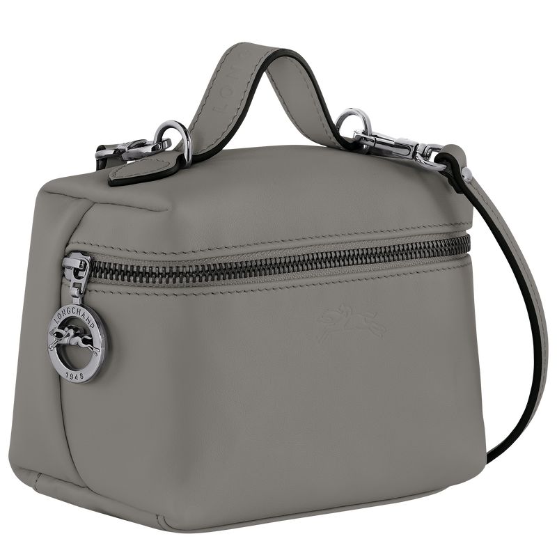 Longchamp Le Pliage Xtra XS Vanity Lær Crossbody Veske Dame Turtledove | NOVR9019