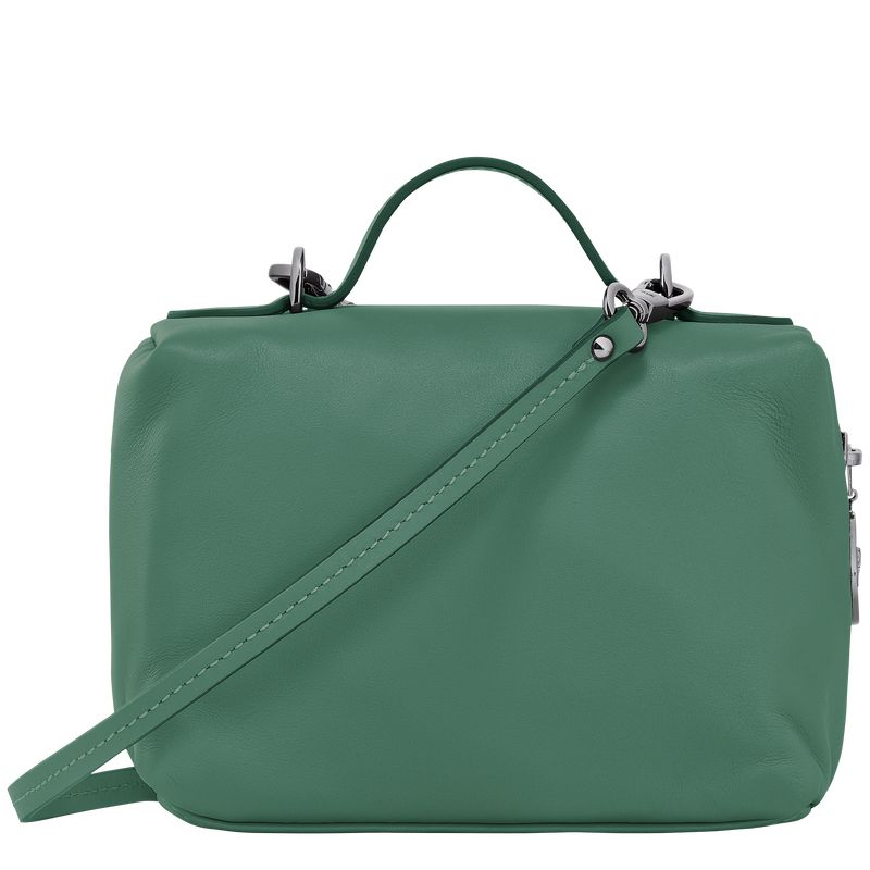 Longchamp Le Pliage Xtra XS Vanity Lær Crossbody Veske Dame Sage | NOCT9018