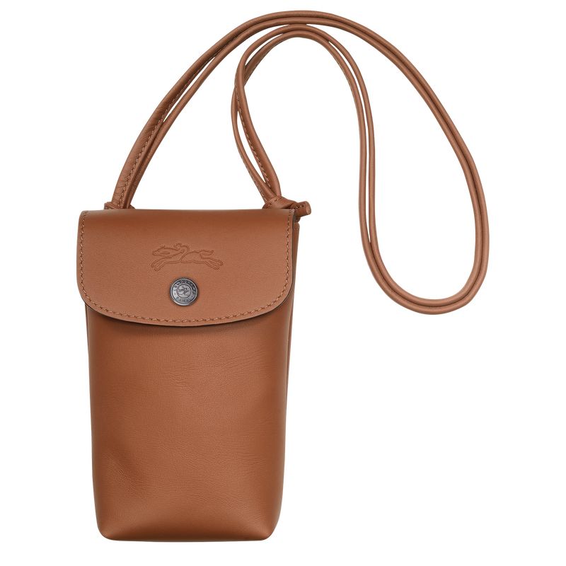 Longchamp Le Pliage Xtra with leather lace Deksel Herre Cognac | NOIL7429