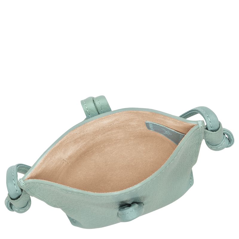 Longchamp Le Roseau 1 Leather Deksel Dame Celadon | NOJP8408