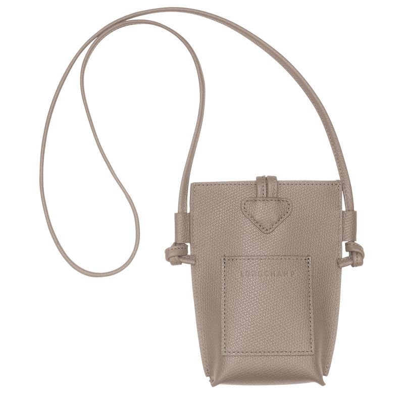 Longchamp Le Roseau 1 Leather Deksel Dame Clay | NOKO8407