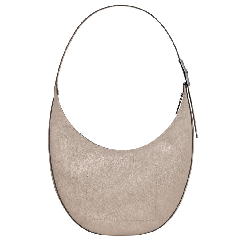 Longchamp Le Roseau Essential L Crossbody Leather Skulderveske Dame Clay | NOFD8879