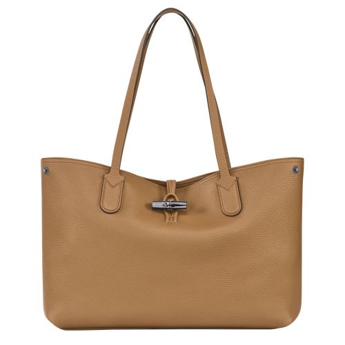 Longchamp Le Roseau Essential L Tote Leather Skulderveske Dame Fawn | NOCT8819