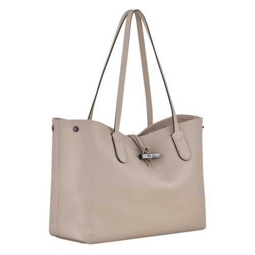 Longchamp Le Roseau Essential L Tote Leather Skulderveske Dame Clay | NOVR8818