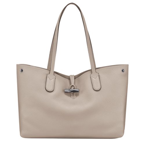 Longchamp Le Roseau Essential L Tote Leather Skulderveske Dame Clay | NOVR8818