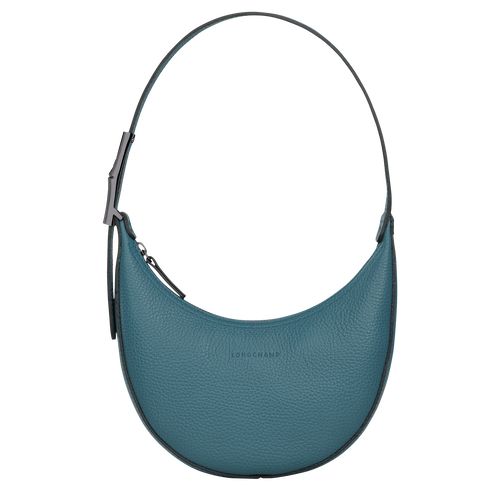 Longchamp Le Roseau Essential S Hobo Leather Skulderveske Dame Påfugl | NOLI8822