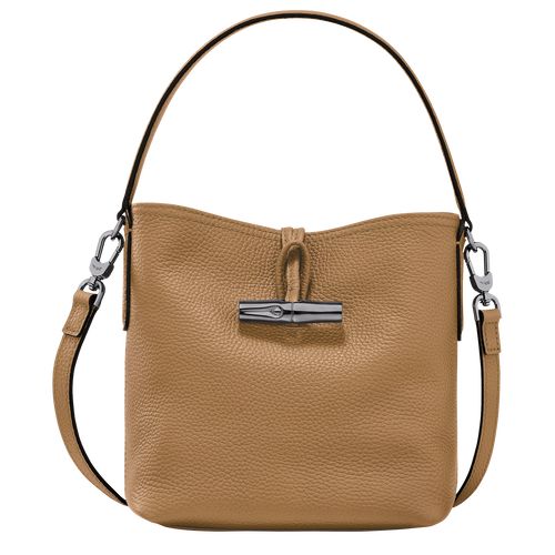 Longchamp Le Roseau Essential XS Bucket Leather Crossbody Veske Dame Fawn | NOIL8937